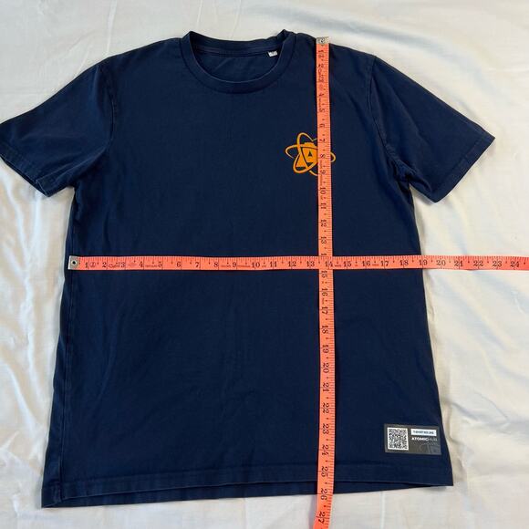 AtomicHub Adult Medium Navy Blue T-Shirt Short Sleeve NonFungible - Picture 5 of 5